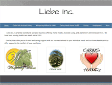 Tablet Screenshot of liebeinc.com